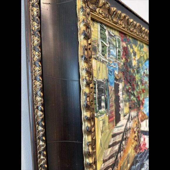 Marco Valeri Painting Fine Art 2002 Original Signed Oil Palette knife on canvas. - Picture 13 of 14